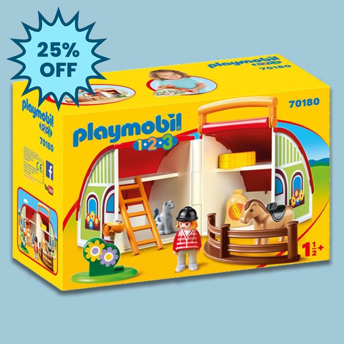 Playmobil 123 My Take-Along Farm (70180)