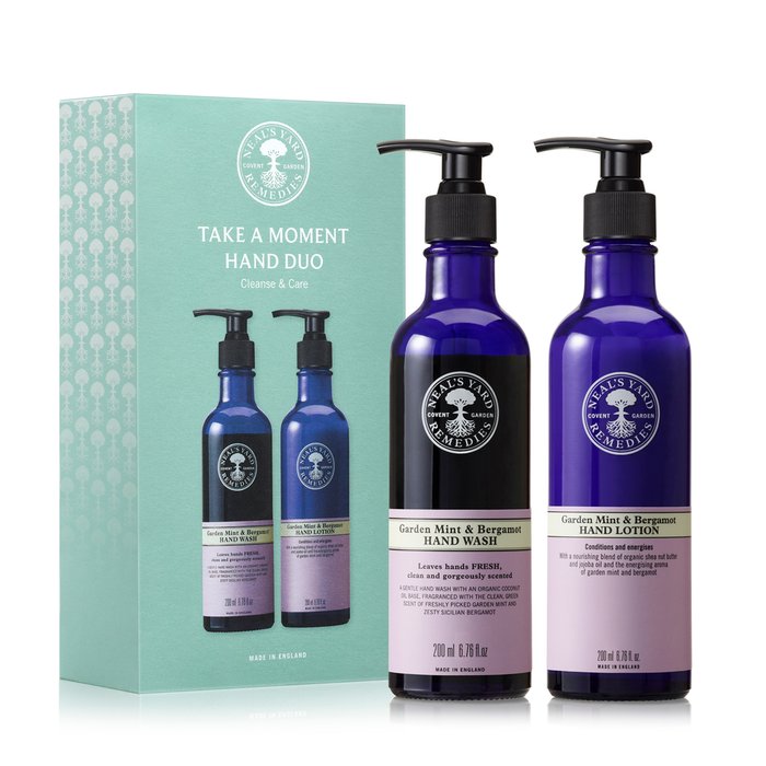 Neals Yard Take a Moment Handcare Duo Garden Mint & Bergamot