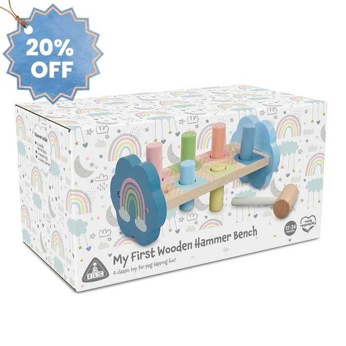 Early Learning Centre My First Wooden Hammer Bench