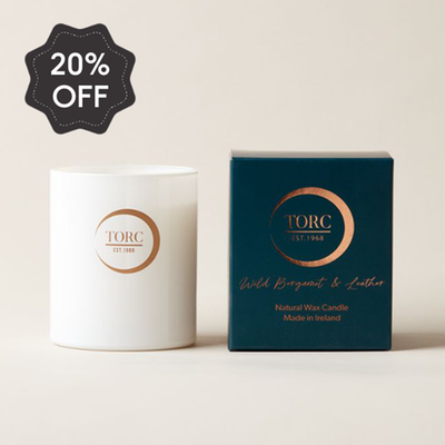Wild Bergamot & Leather Candle by Torc