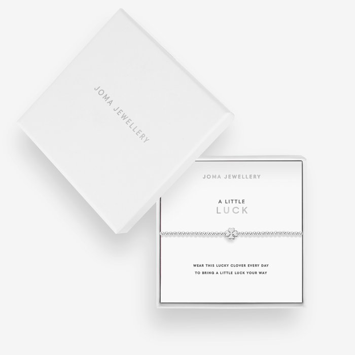 Joma Jewellery 'A little Luck' - Silver Plated Bracelet