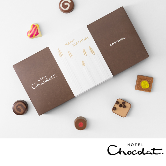 Hotel Chocolat- Happy Birthday Chocolate 9-Piece Box
