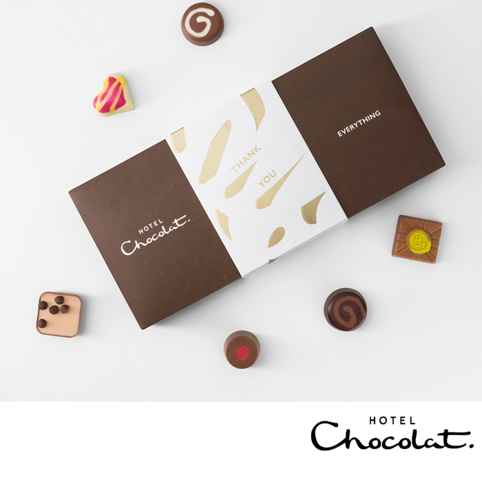 Hotel Chocolat- Thank you Chocolate 9-Piece Box