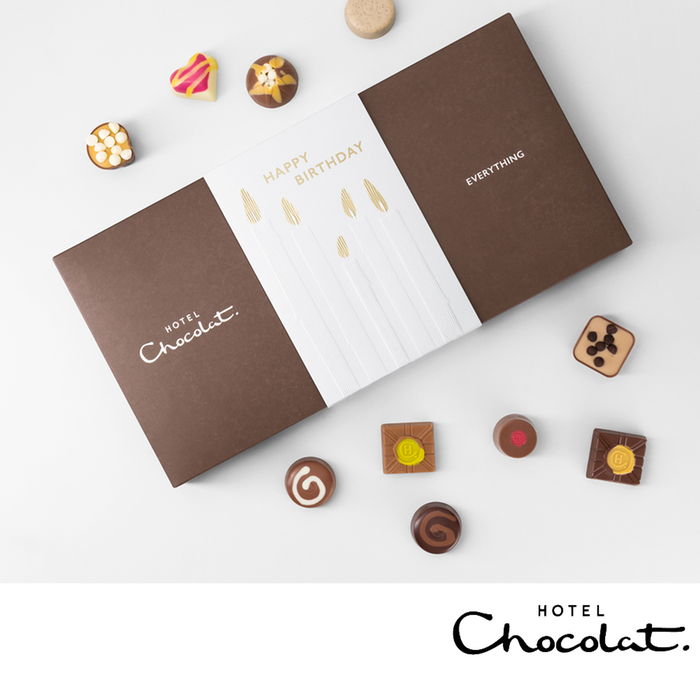 Hotel Chocolat- Happy Birthday Chocolate 18-Piece Box