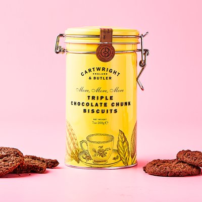 Cartwright & Butler Triple Chocolate Chunk Tin (200g)