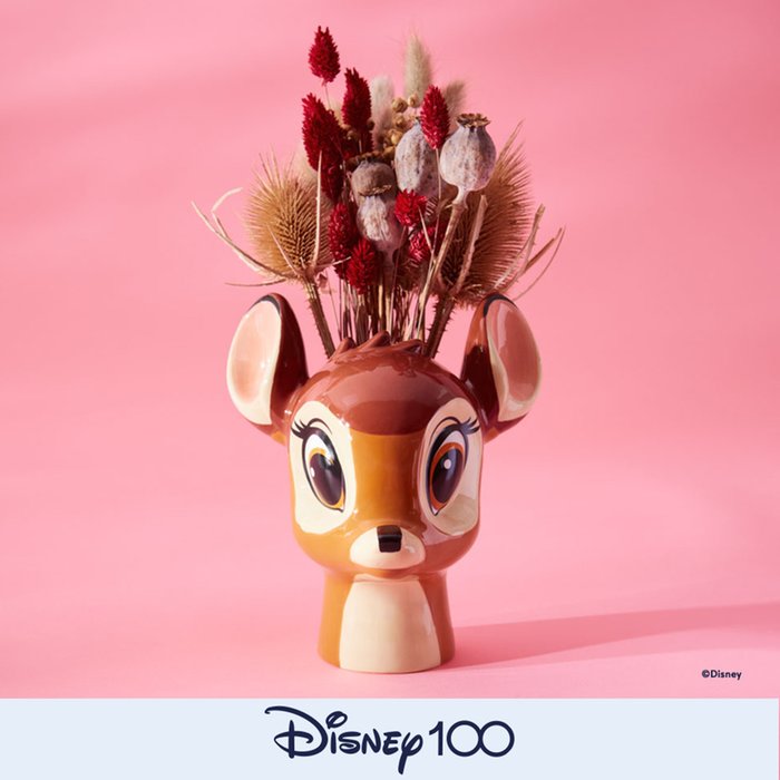 Disney's Bambi vase with Flowers