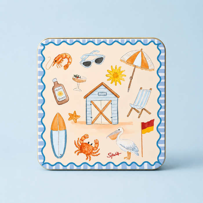 Aussie Beach Shortbread Tin 180g