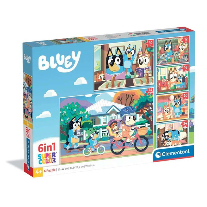 Bluey 6 in 1 Puzzle Set