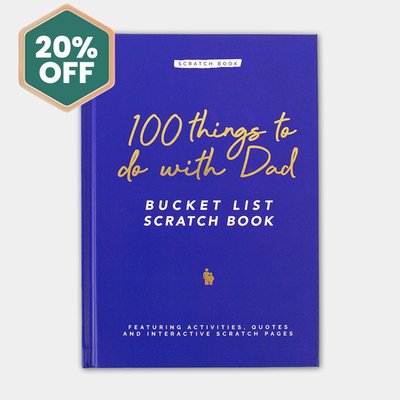 100 Things to do with Dad Scratch Book
