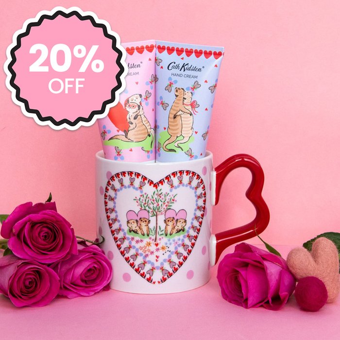 Cath Kidston Love Mug & Hand Cream Duo