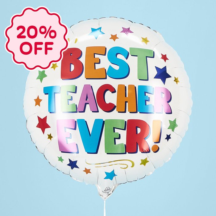 Best Teacher Ever Balloon