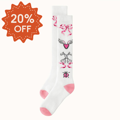 Cath Kidston Pretty Heart Print Socks