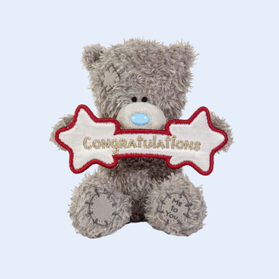Tatty Teddy Congrats Bear 10cm