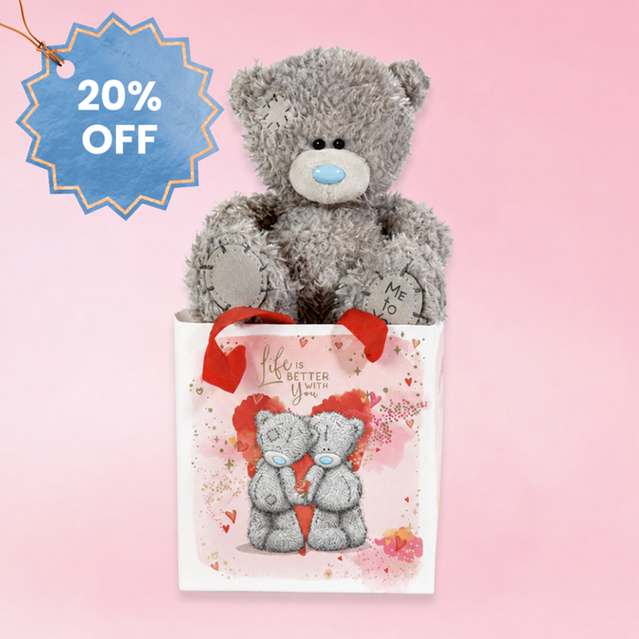 Tatty Teddy Life Is Better With You Bear in a Bag