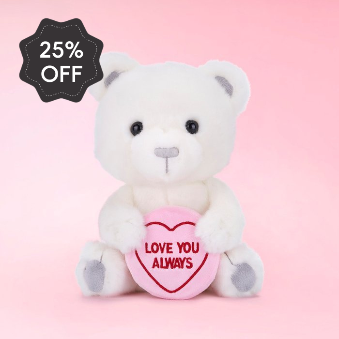 Swizzels Love Hearts  Love You Always Bear Soft Toy