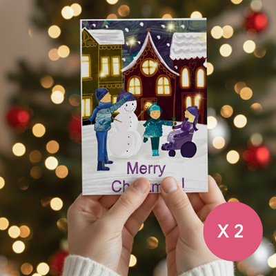 Charity Christmas Card Multipack | 10 greeting cards including envelopes