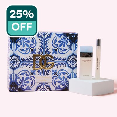 Dolce & Gabanna Light Blue For Her 25ml Eau De Toilette Gift Set