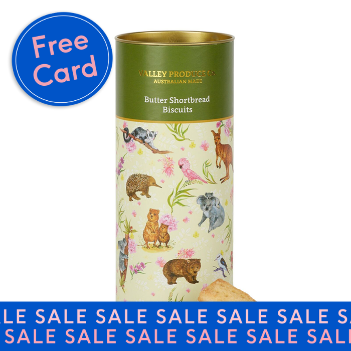 Pure Butter Shortbread Yellow Embossed Tube
