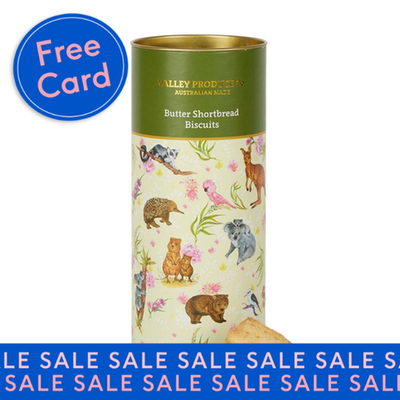 Pure Butter Shortbread Yellow Embossed Tube