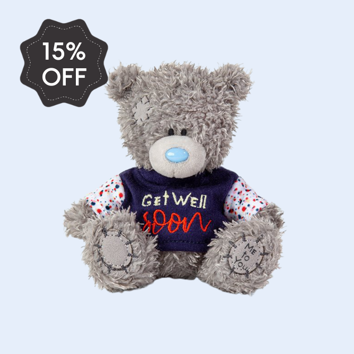 Tatty Teddy Get Well Soon 10cm Bear