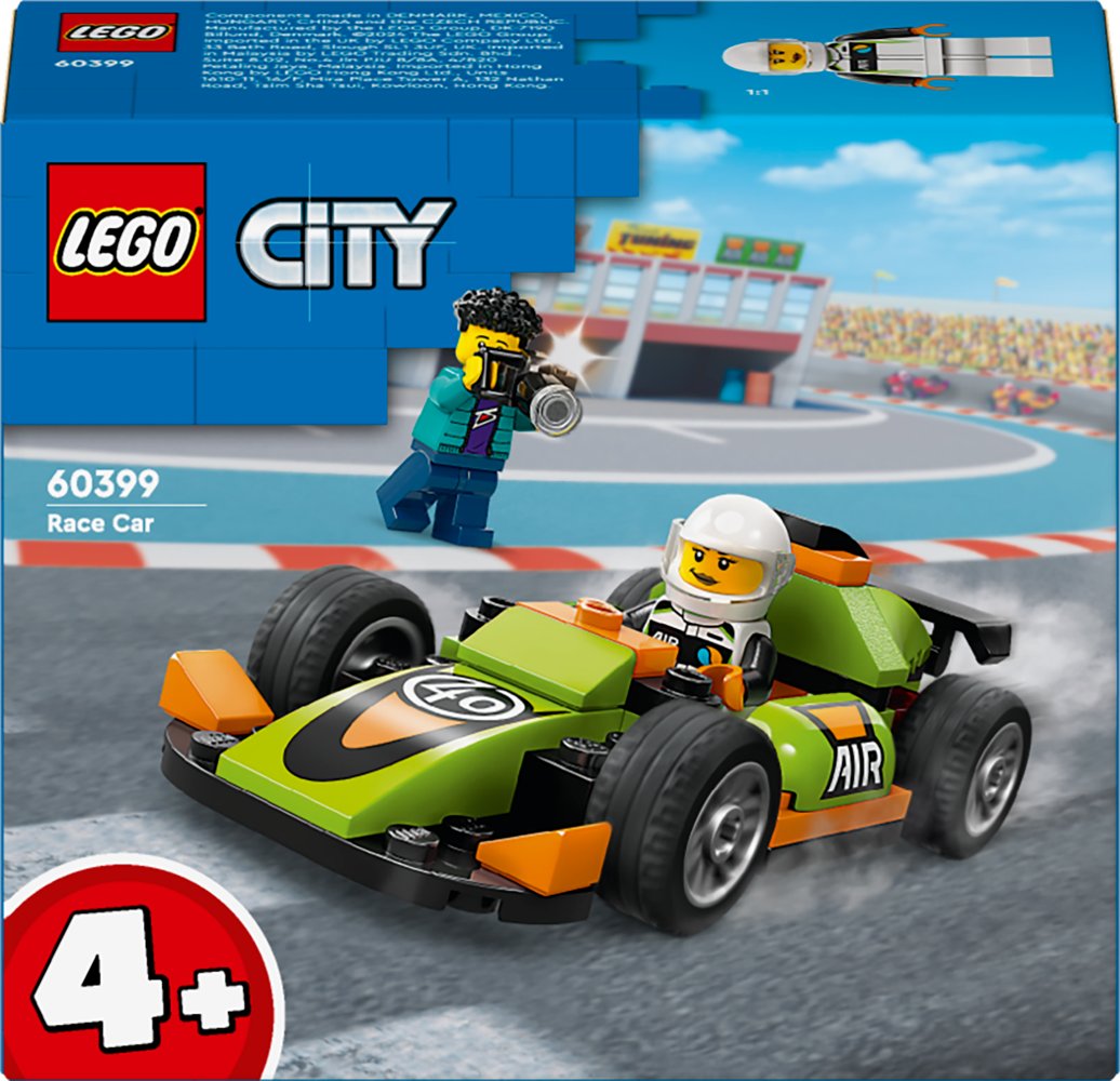 Lego City Lego Green Race Car (60399) Toys & Games