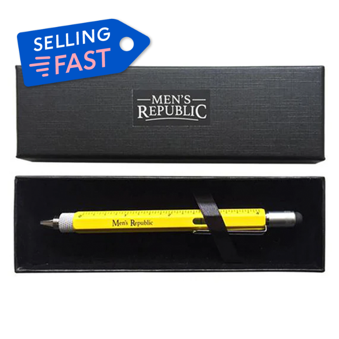 Men's Republic Multi Tool Pen 9-in-1 functions