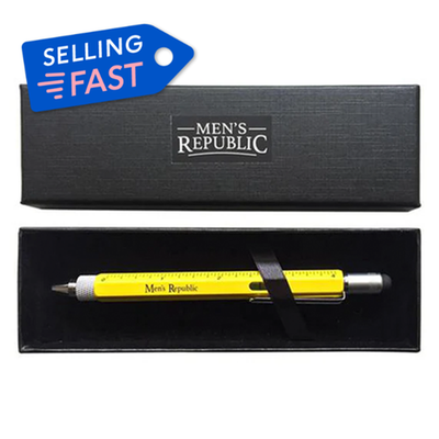Men's Republic Multi Tool Pen 9-in-1 functions