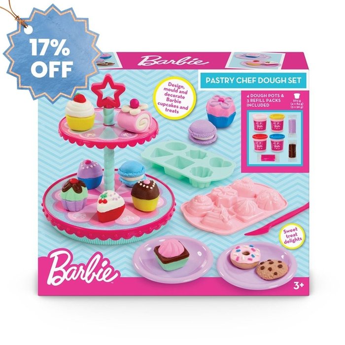 Barbie Pastry Chef Dough Playset
