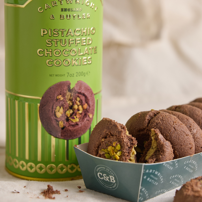 Cartwright & Butler Pistachio Stuffed Chocolate Cookies