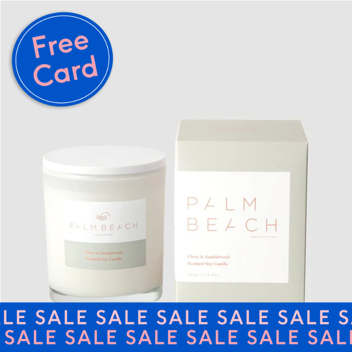 Clove & Sandalwood Candle by Palm Beach Collection