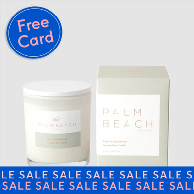 Clove & Sandalwood Candle by Palm Beach Collection