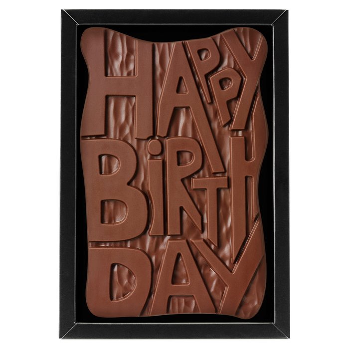 Hotel Chocolat Happy Birthday Chocolate Grand Slab 500g