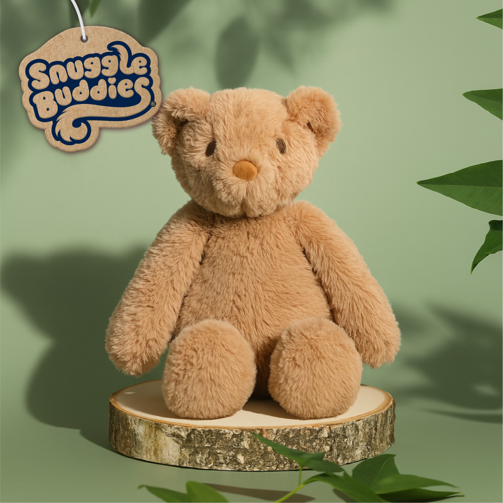 The Entertainer Snuggle Buddies Benji Bear 25Cm Soft Toy
