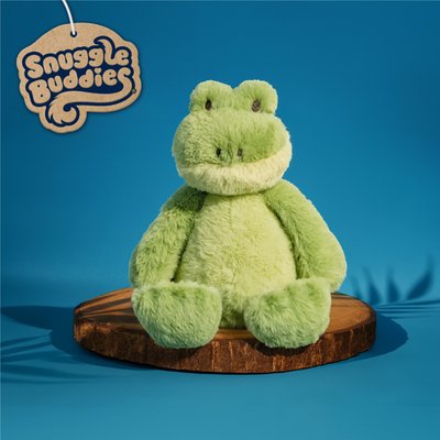 Snuggle Buddies Felix Frog Soft Toy