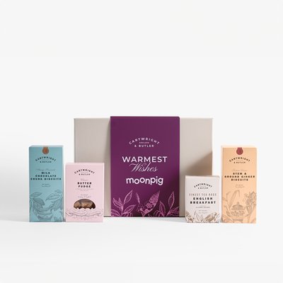 Cartwright & Butler Warmest Wishes Tea and Biscuits Hamper