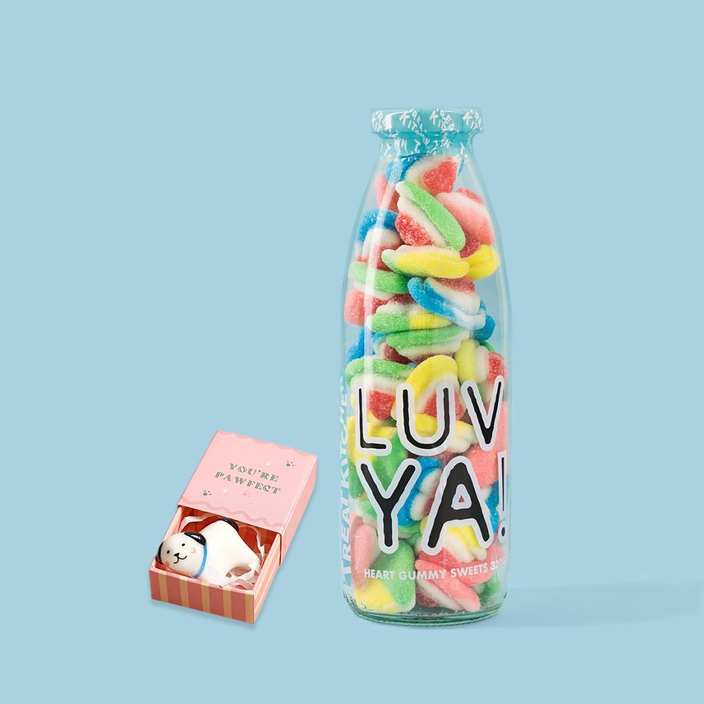Ttk Confectionery You'Re Pawfect Token & Luv Ya Sweet Bottle Gift Set