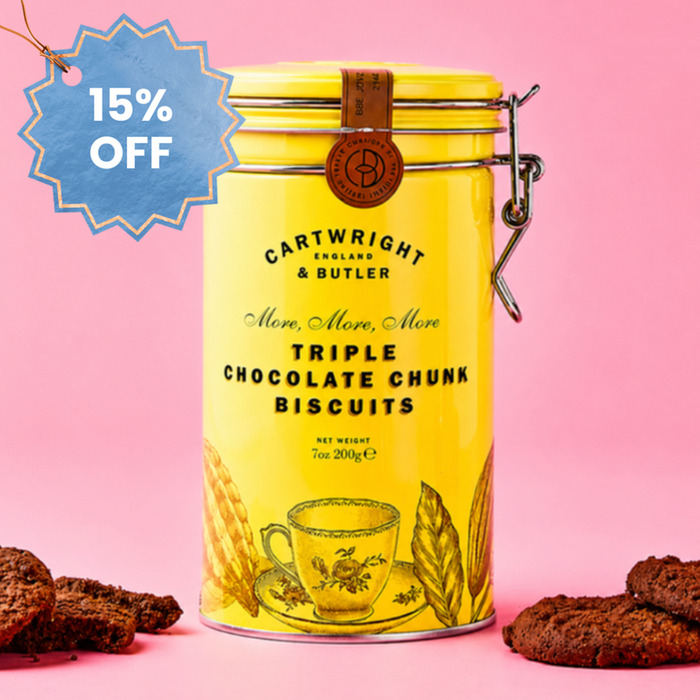 Cartwright & Butler Triple Chocolate Chunk Tin (200g)