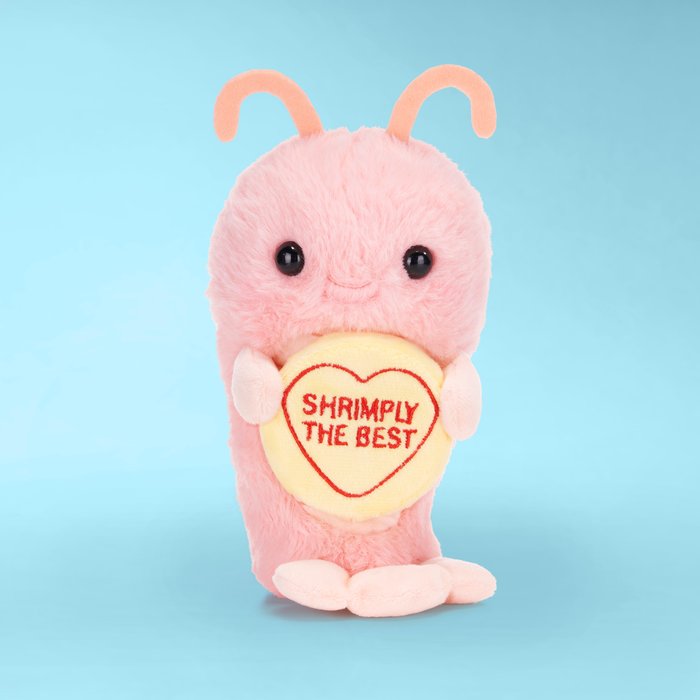 Swizzels Love Hearts Shrimply the Best Soft Toy