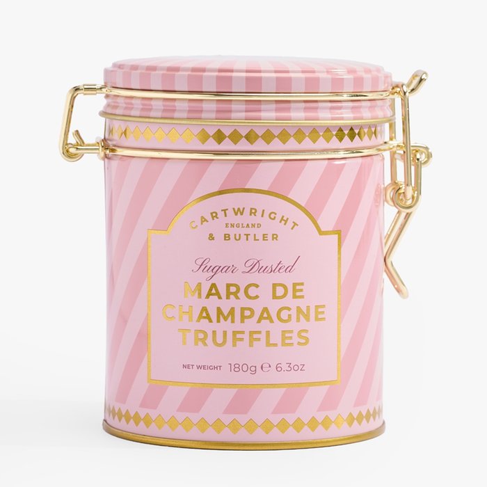 C&B Mark de Champagne Truffles in Tin
