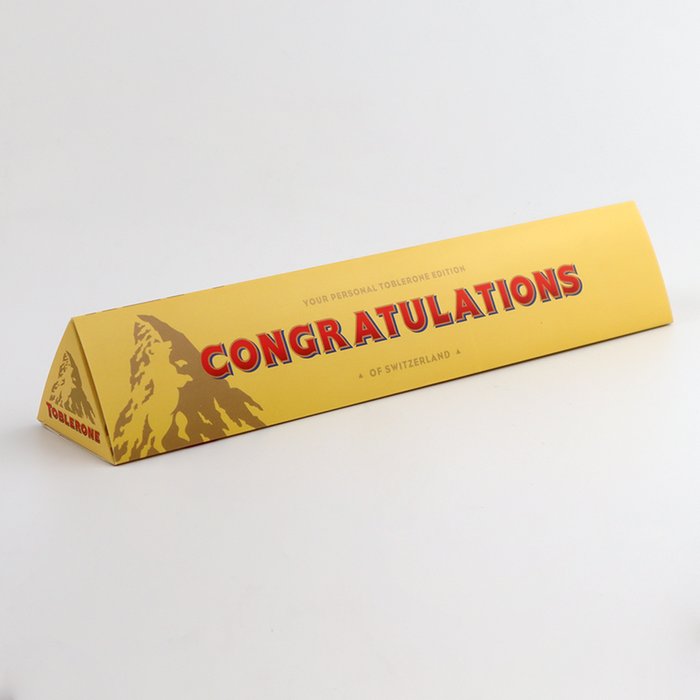 Toblerone Chocolate Congratulations Bar (360g)