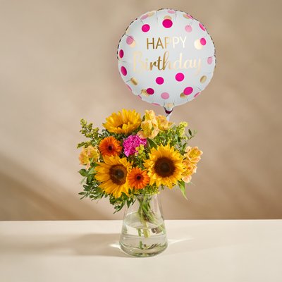 Birthday Brights & Happy Birthday Balloon Gift Set