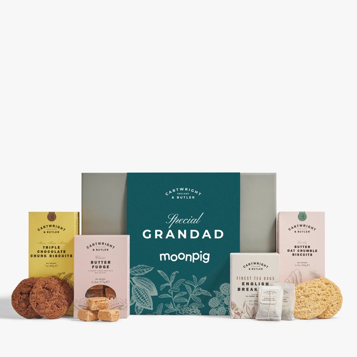 Cartwright & Butler Best Grandad Tea & Biscuit Hamper