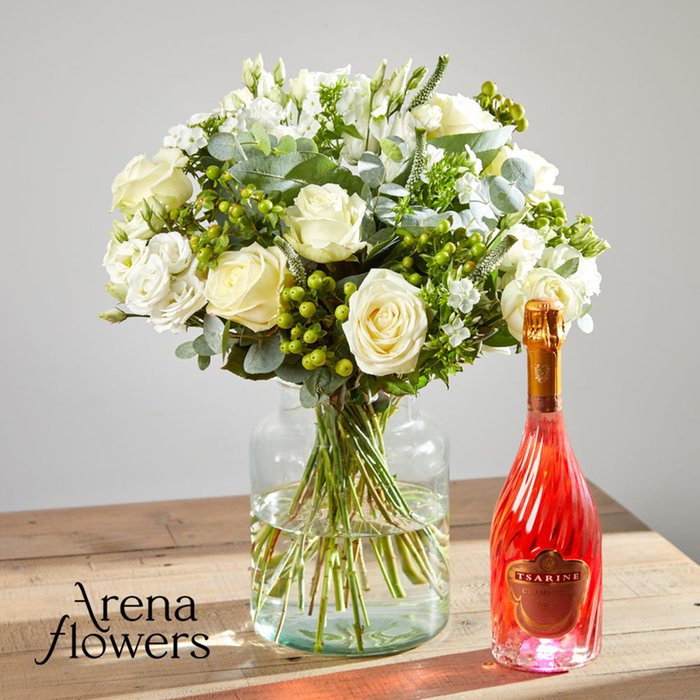 Pure Love and Tsarine Rose by Arena Flowers