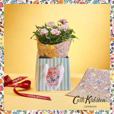 Cath Kidston Pretty Pink Rose Gift Bag