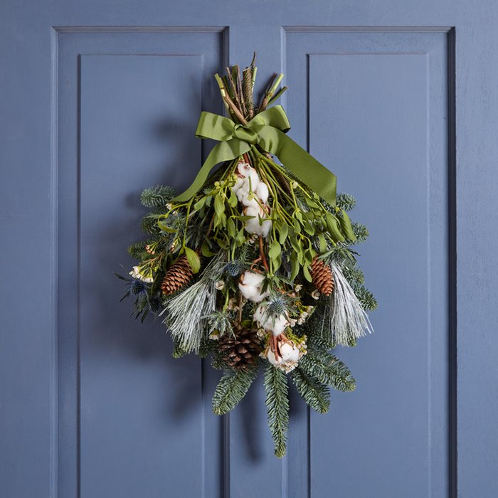 Festive Spruce Door Decoration