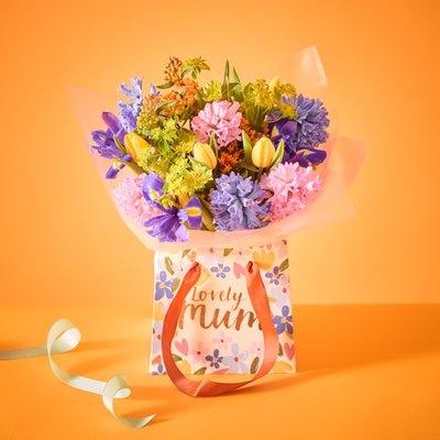 Lovely Mum Bouquet Gift Bag