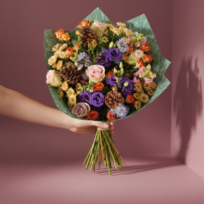 Winter’s Glow Bouquet