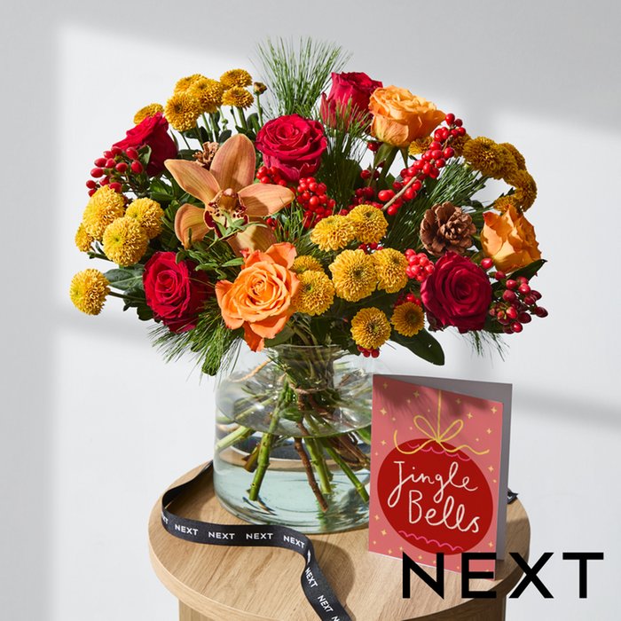 NEXT Rose & Orchid Fireside Bouquet