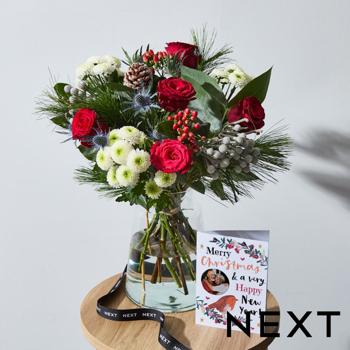 NEXT Christmas Rose & Santini Bouquet