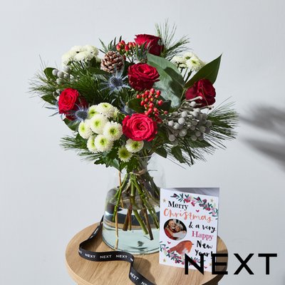 NEXT Christmas Rose & Santini Bouquet